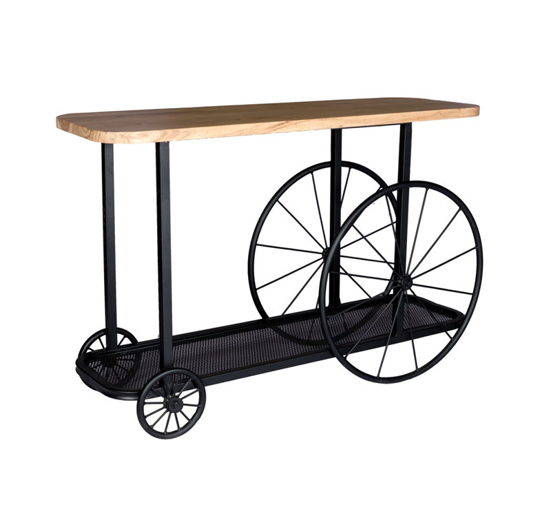 Jemma 120cm Solid Wood Top Console Table