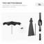 Parasol de marché inclinable 115 po Sharenna-1671794311