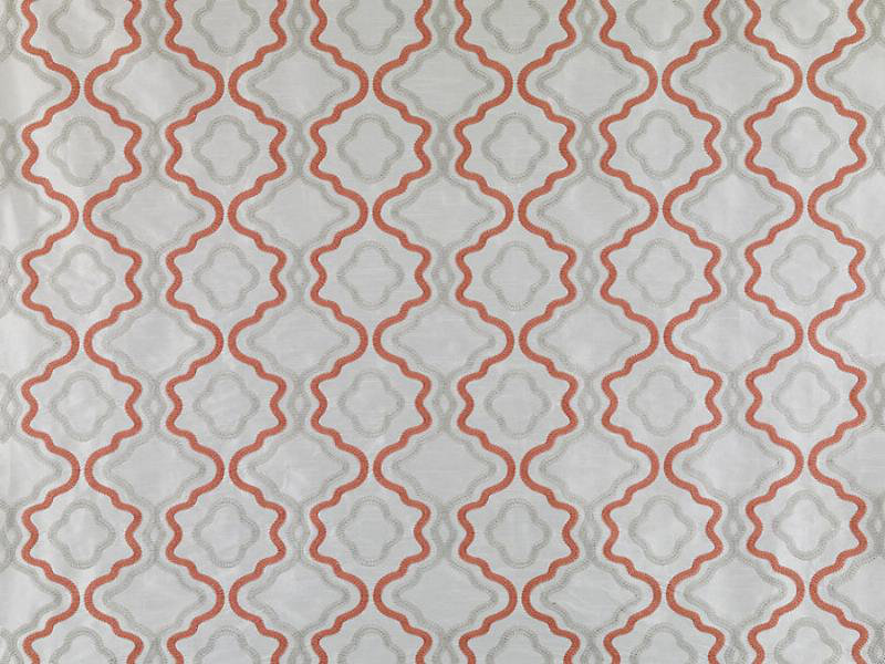 Alhambra Prints & Wovens Fabric, Coral