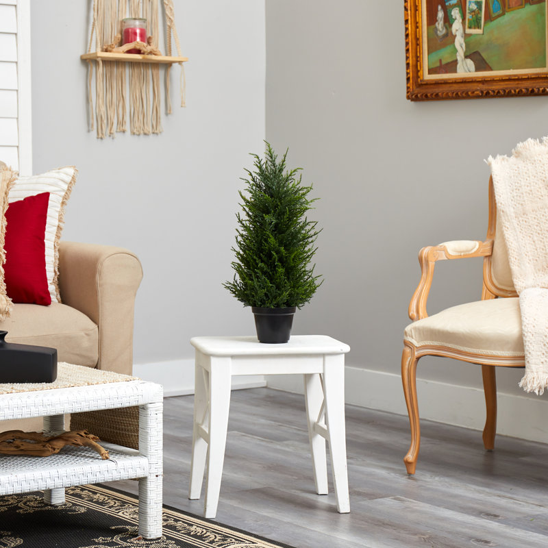 18in. Cedar Artificial Tree with LED Lights UV Resistant (Indoor/Outdoor)