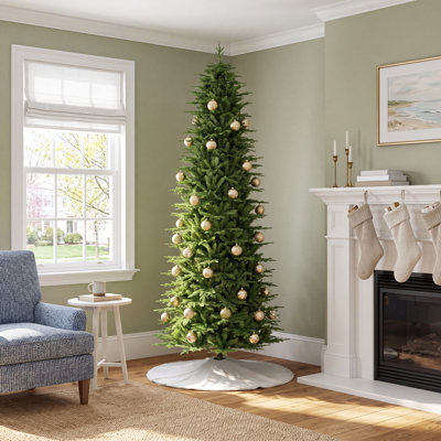 Slim Pre-Lit Fir Christmas Tree
