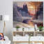 Paysages «Christmas Forest with River», impression-1212209395-1212209358