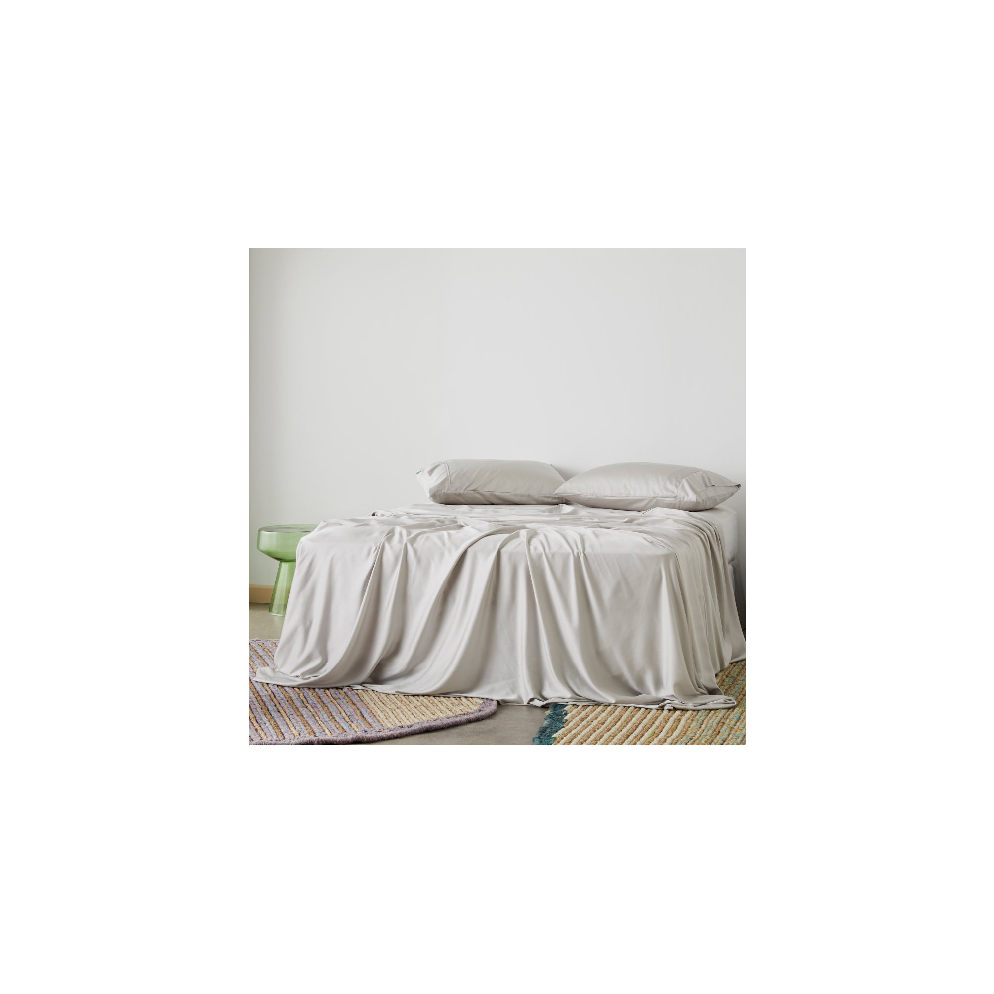 Signature Sateen Duvet Cover, Moon, Queen Duvet Cover