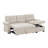 Upholstered 86'' Reclining Sleeper Sofa-597257578