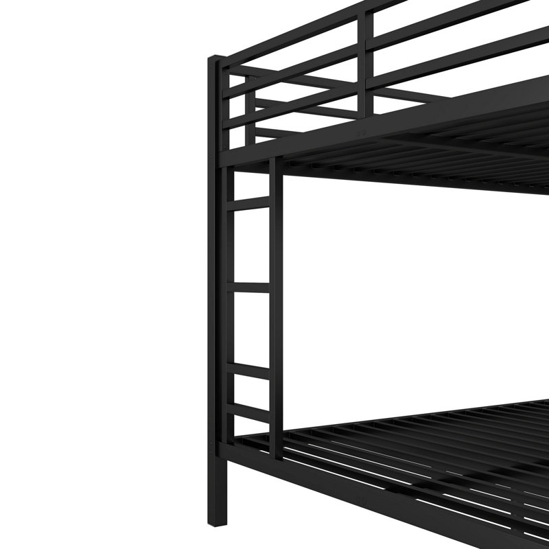 Structure de lit en métal, lit superposé grand sur grand pour économiser de l'espace