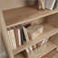 Bibliothèque à 5 tablettes, finition brune