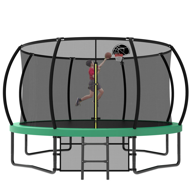 Trampoline pour enfants, Vert, Vert