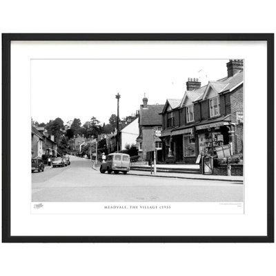 Meadvale, The Village C1955 by Francis Frith - Single Picture Frame Print