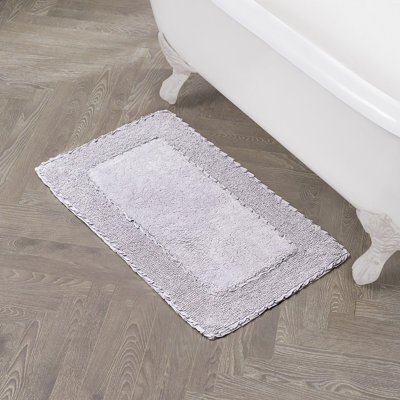 Laura Ashley Ruffle 100% Cotton Bath Rugs