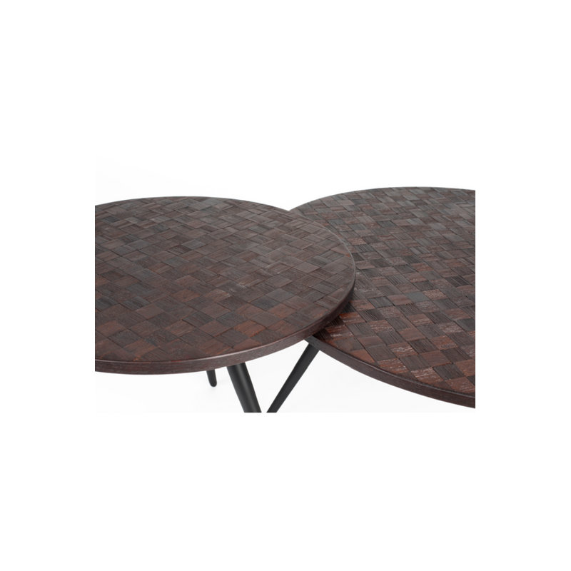 Ensemble de 3 tables gigognes Webster