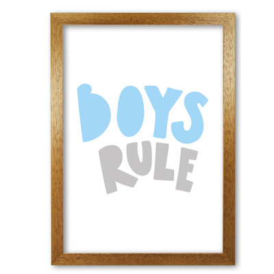 Boys Rule - Print