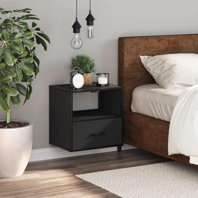 40cm W Metal Bedside Table