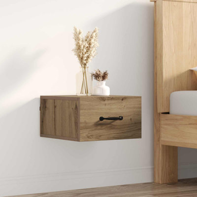 35cm W Manufactured Wood Bedside Table