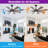 Lisa 60" Windmill Large Ceiling Fan with 3CCT LED Lights and Remote Control, 6-Speed Reversible DC Motor, 5"/10" Downrods-658307221