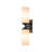 Double Glass Dimmable Armed Sconce-585618585