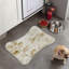Minimalist Leaf Patterns - 1 Piece Bone Shape Feeding Mat