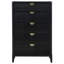 Berkeley Black Queen 4-Piece Bedroom Set-1333364608-1333364611