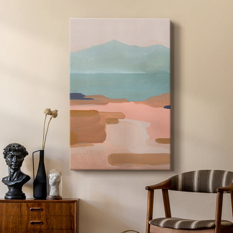 Désert du lever du soleil I - galerie Cavas sur mesure, H 36 po x l 24 po