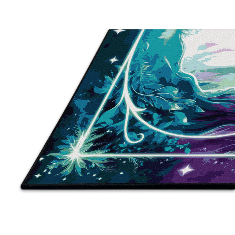 Lunar Shadows Rug, Round 5'