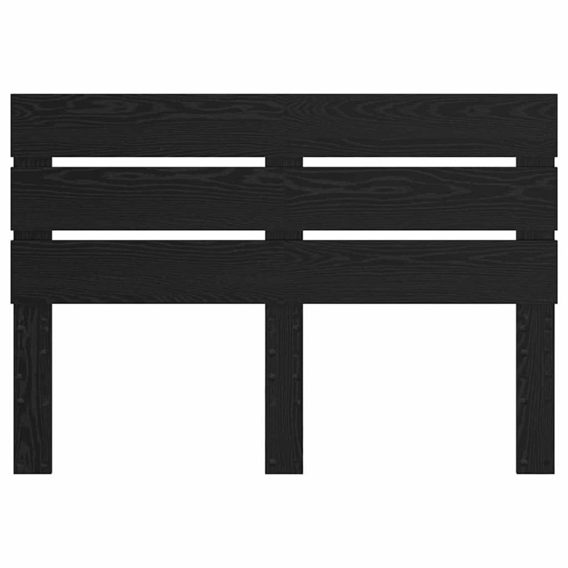 Headboard, EU Double - 150 x 200 cm, Black Oak