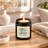 Scented Jar Candle with Glass Holder