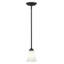 Luminaire suspendu en forme de cloche à 1 lumière Feliberto-171803185