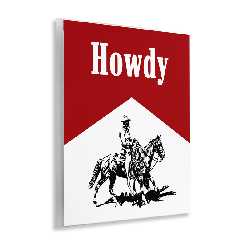 Art mural classique Howdy Cowboy