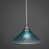 Teal Crystal Glass