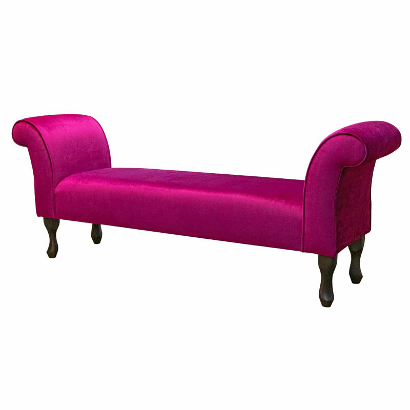 Upholstered Storage Bench, 63.5 x 162.5 x 40.5cm, Solid Colour