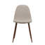 Ensemble de 2 chaises de salle à manger rembourrées en tissu Mid-Century-553176564-553176567