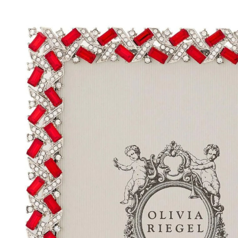 Silver Hamilton Picture Frame, Ruby