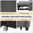 40.5" Upholstered Convertible Chair 3-In-1 Pull Out Sofa Bed-631835500