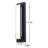Rylee LED Integrated Outdoor Lantern Light, Black Finish