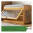 Transparent Flap Door Bamboo Shoe Storage Bench-926083932