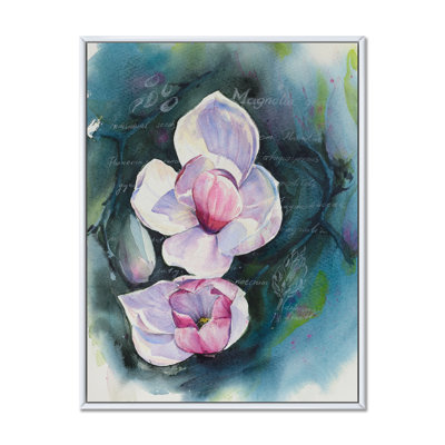 Magnolia Pink And White Flowers " Magnolia Pink And White Flowers "