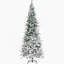 Arbre de Noël artificiel pin enneigé 9 pi avec branches réalistes et 1159 pointes, vert