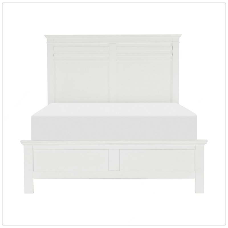 Grand lit 1Pc, Blanc
