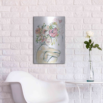 Winston Porter 'Floral Woman' by Jessica Mingo, Metal Wall Art