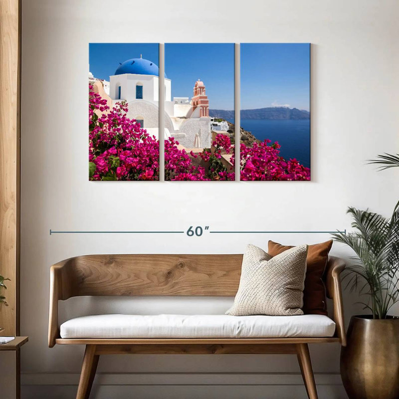 Kavia Santorini Cycladic Architecture, 28" H x 45" W