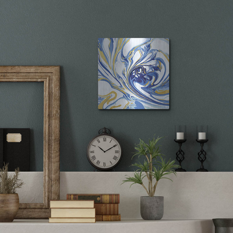 'Psychedelic Blue 1' by Danhui Nai Wall Art