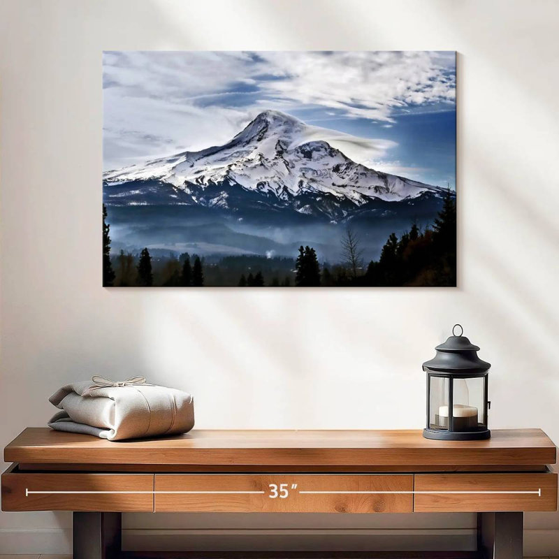 Alvord, Mount Hood, sommet des nuages, H 16 po x l 24 po