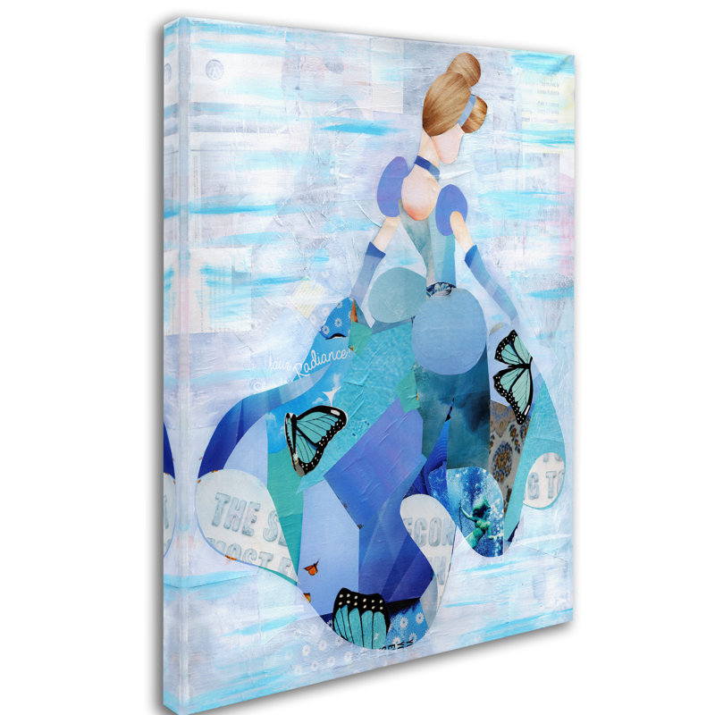 «Kinderdapor», Cendrillon, impression sur toile, H 19 po x l 14 po