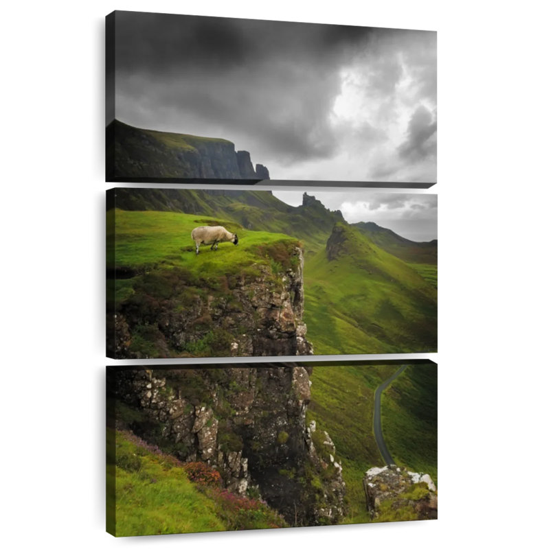 Falaises vertes d'Alvord, île de Skye, H 32 po x l 20 po