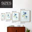 Blue Wonders I, reproduction encadrée - bois massif-112361439
