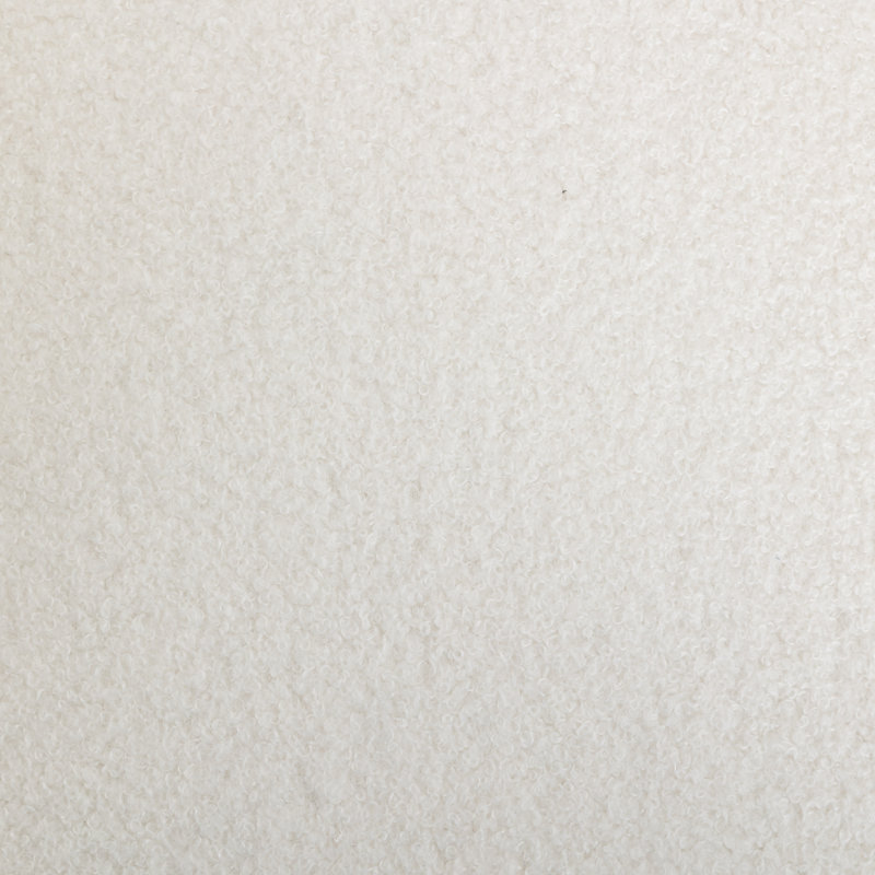 Fauteuil demi-tonneau Katherline, Mélange de polyester blanc