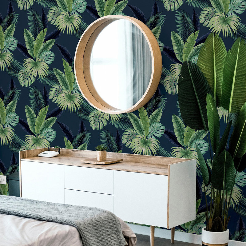 Papier peint Miami, Bleu
