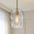  Lucy 1-Light Modern Irregular Organic Glass Kitchen Unique Pendant Light-1294403565