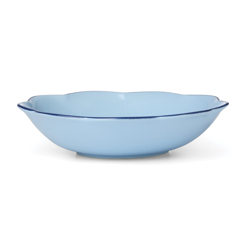 Garden Party 16-Piece Dinnerware Set, Blue
