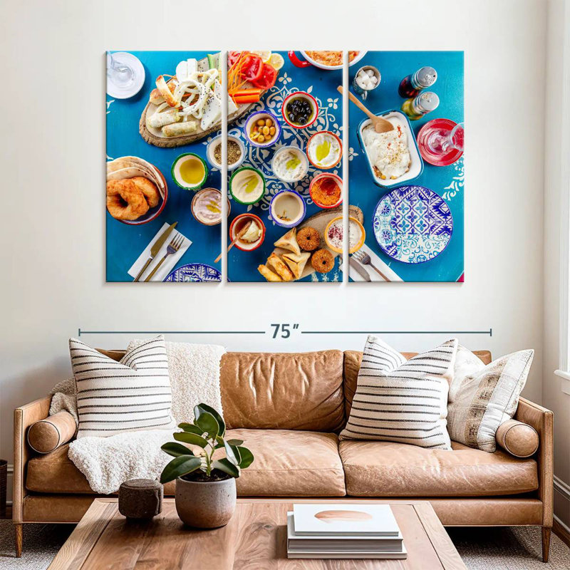 Yarlin Turkish Feast, 42" H x 65" W