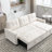 77 Inch Reversible Sectional Storage Sleeper Sofa Bed,L-Shape 2 Seat Sectional Chaise With Storage,Skin-Feeling Velvet Fabric, For Living Room Furniture-879674716